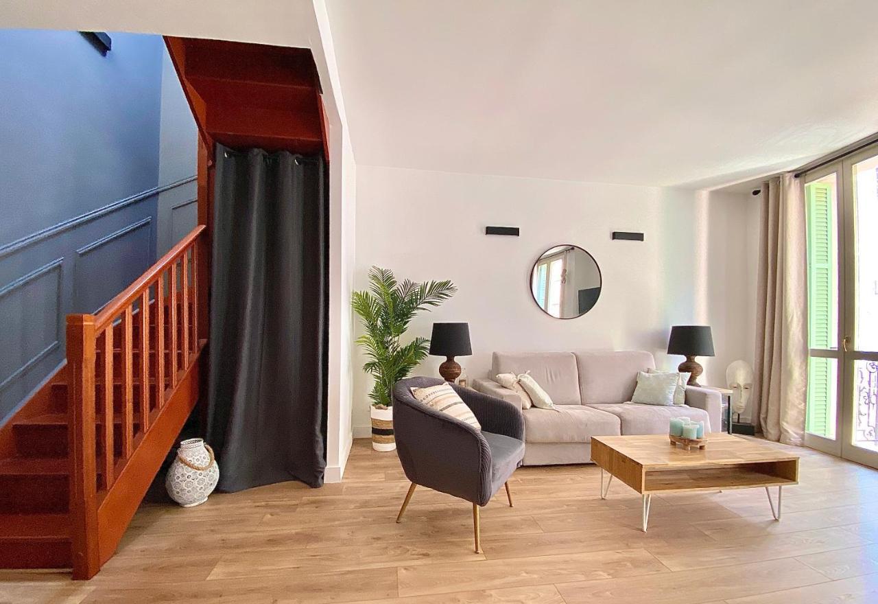 Bioves En Duplex-Climatisation-Centre Ville-Plage Menton Luaran gambar